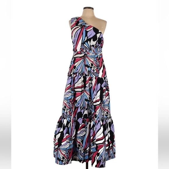 Maeve one shoulder printed maxi dress NWT - Picture 2 of 7